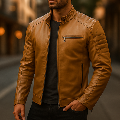 Café Racer Inspired Moto Jacket