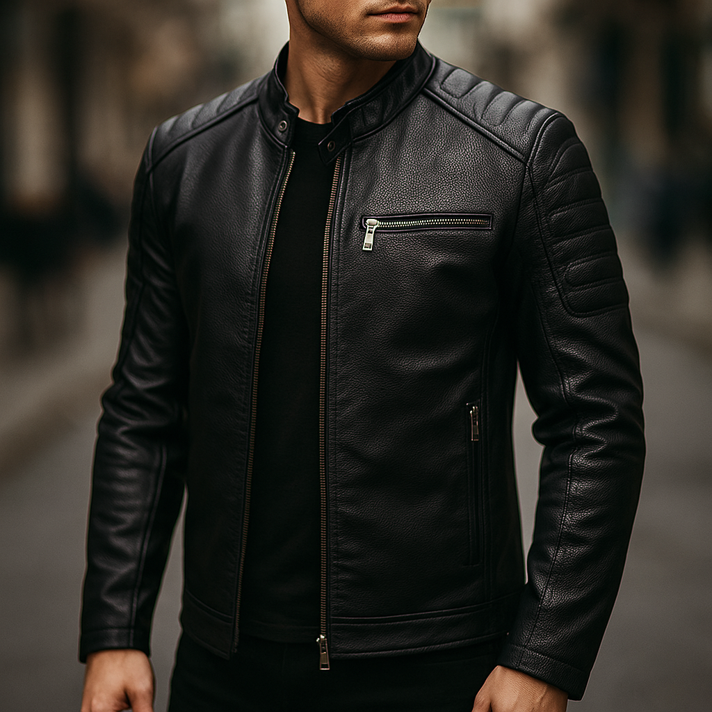 Café Racer Inspired Moto Jacket