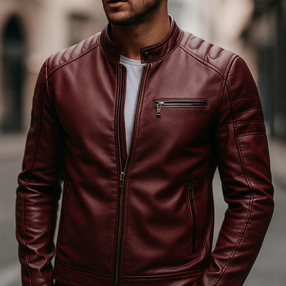 Café Racer Inspired Moto Jacket