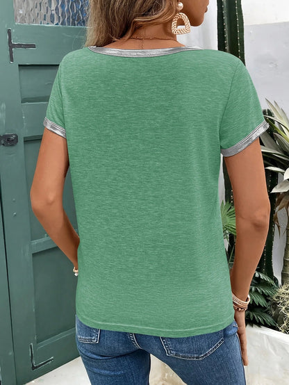 Riviera Shine V-Neck Tee