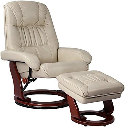 Morgan Swivel Recliner Chair With Ottoman