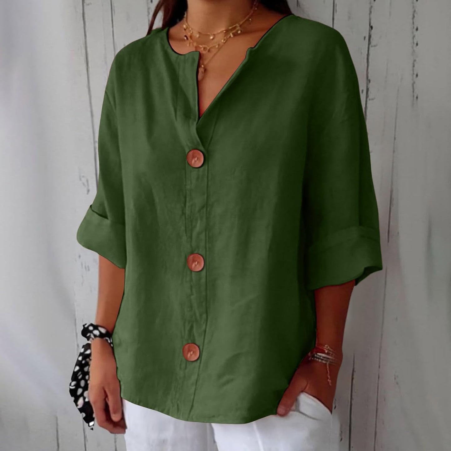 Riviera Linen Atelier Blouse