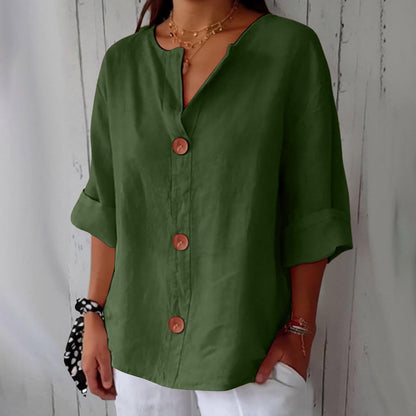 Riviera Linen Atelier Blouse