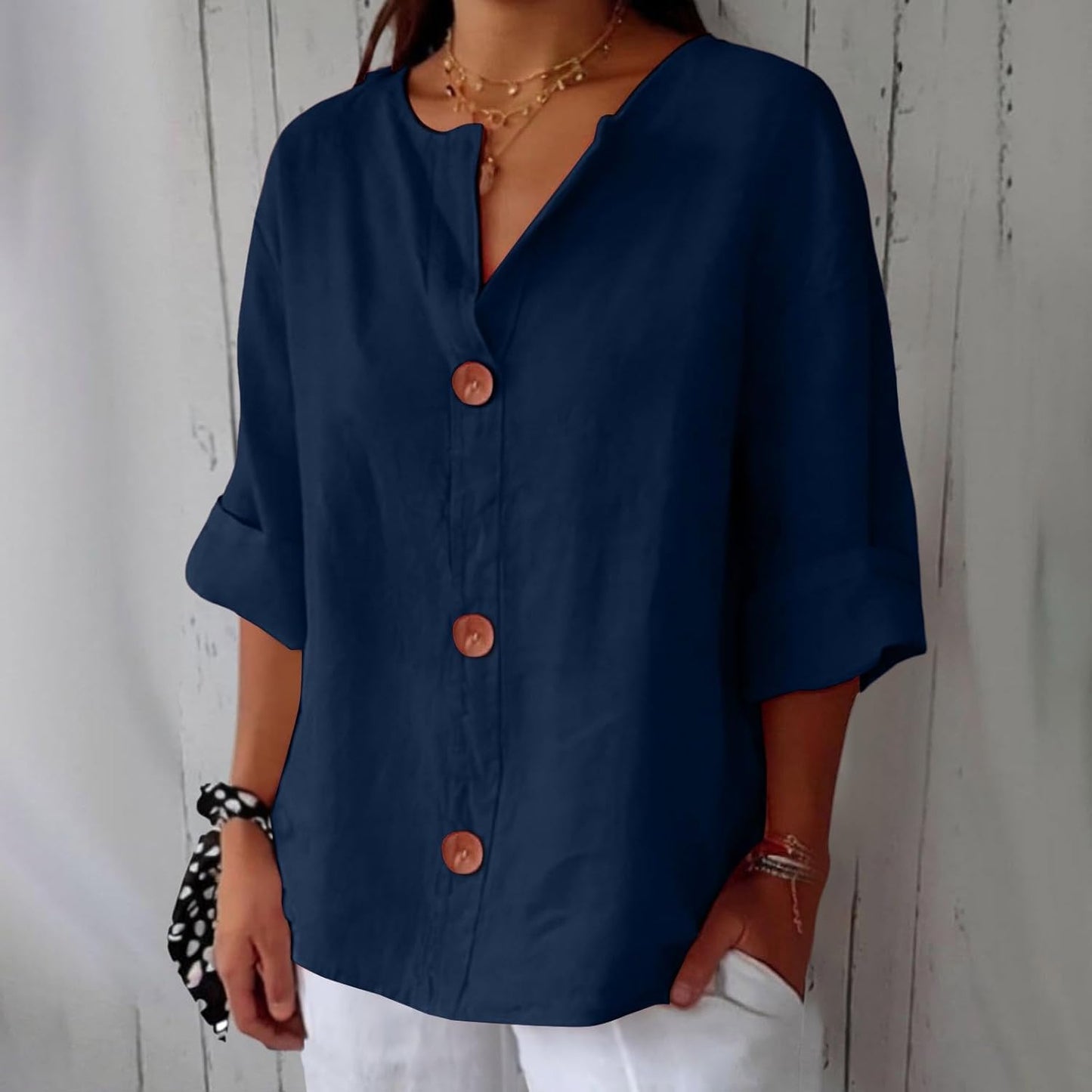 Riviera Linen Atelier Blouse