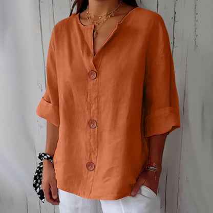 Riviera Linen Atelier Blouse