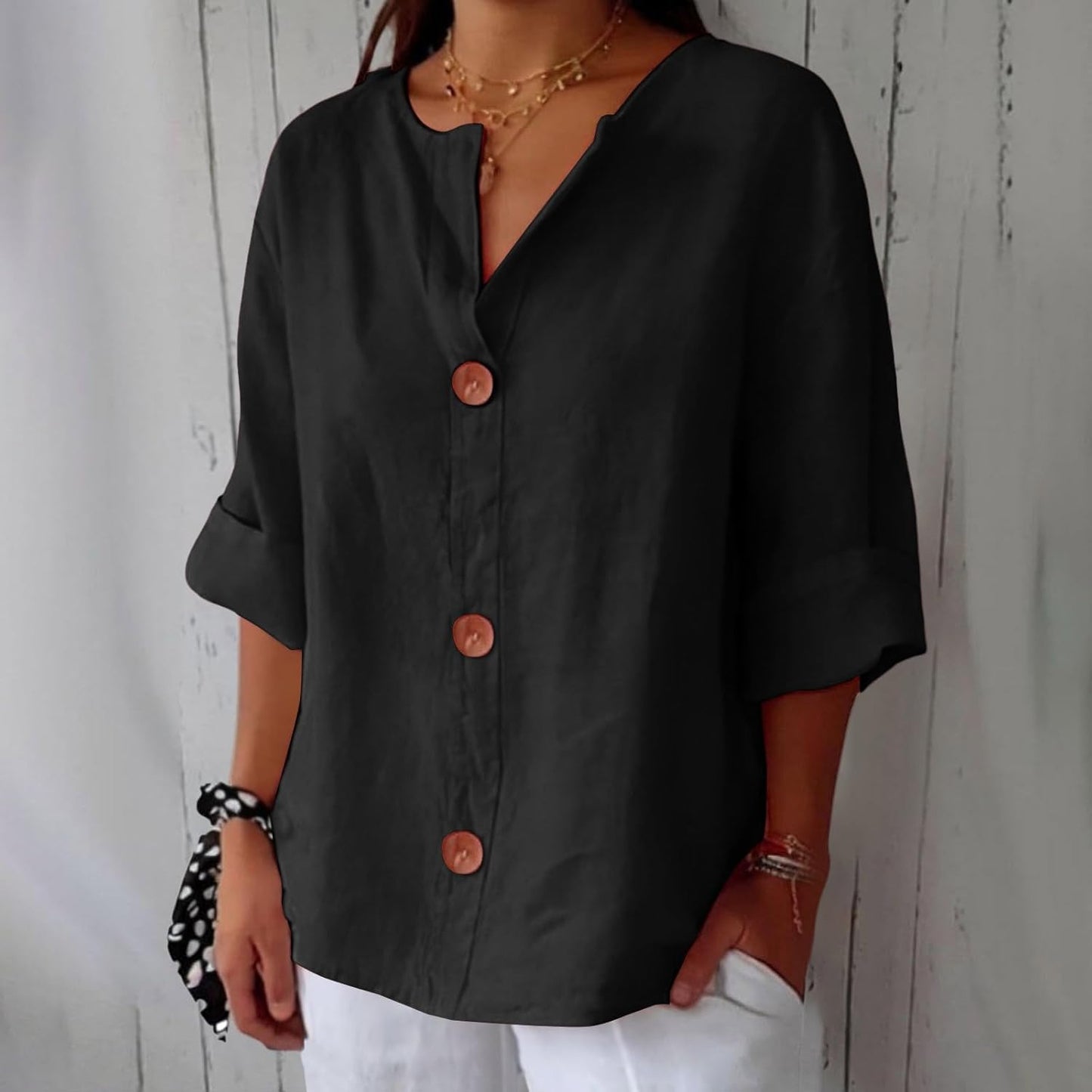 Riviera Linen Atelier Blouse