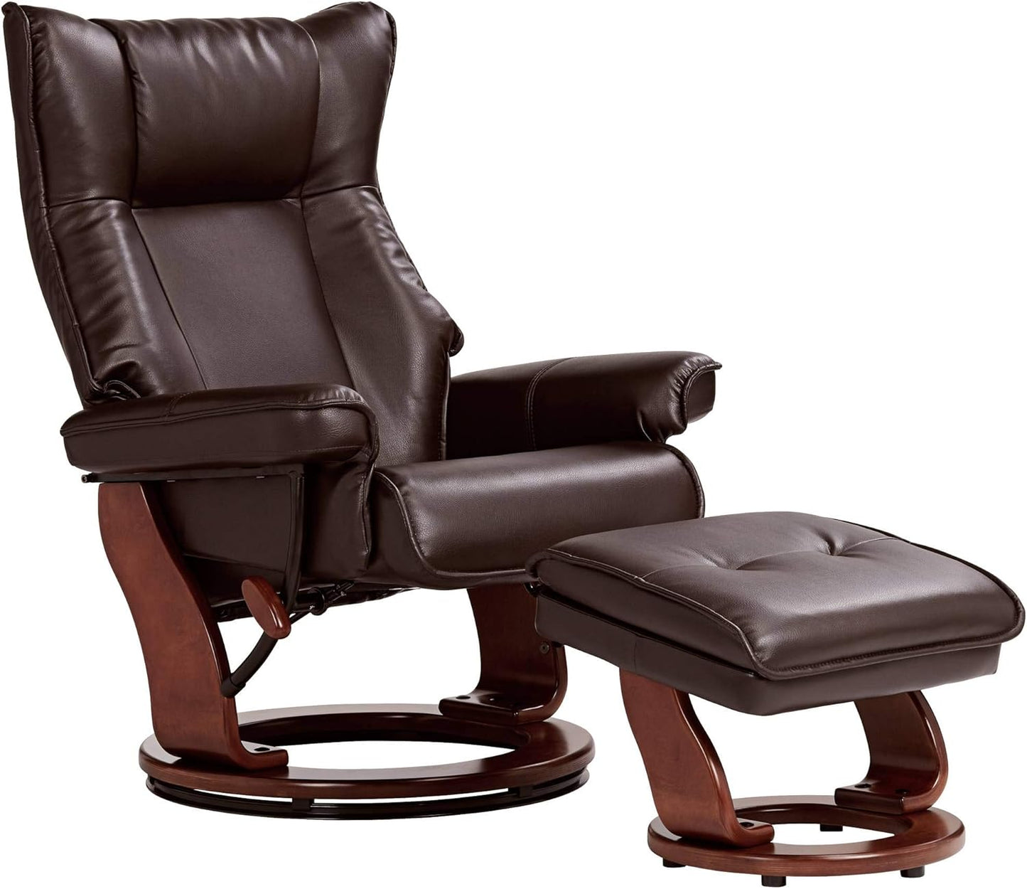 Morgan Swivel Recliner Chair With Ottoman