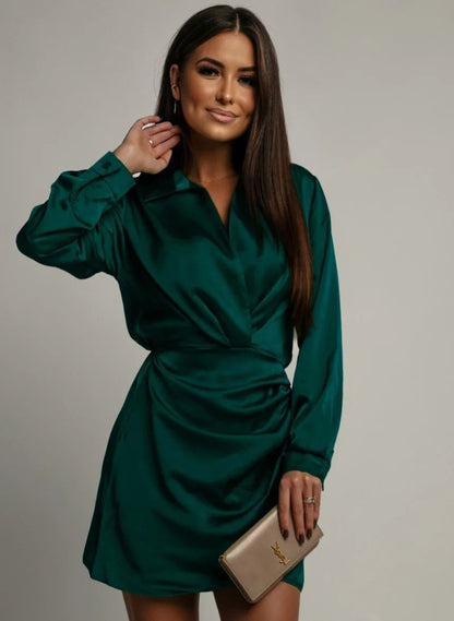Audra Wrap Dress - Timeless Elegance in a Flattering Wrap Silhouette