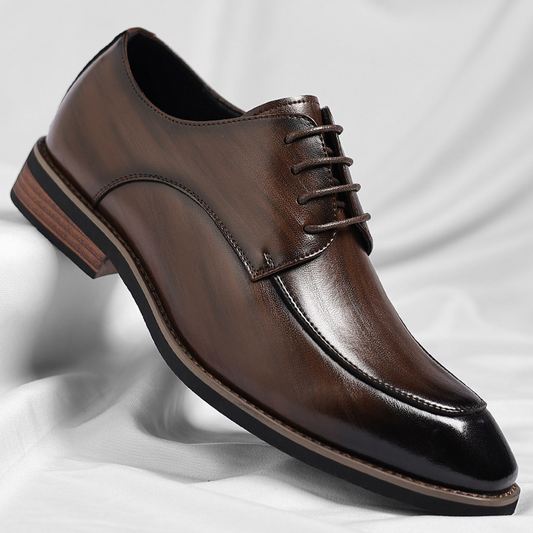 Premium Executive Split-Vamp Dress Shoes for a Sleek, Polished Boardroom Look