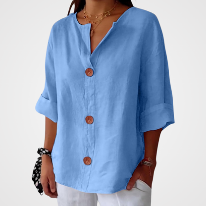 Riviera Linen Atelier Blouse