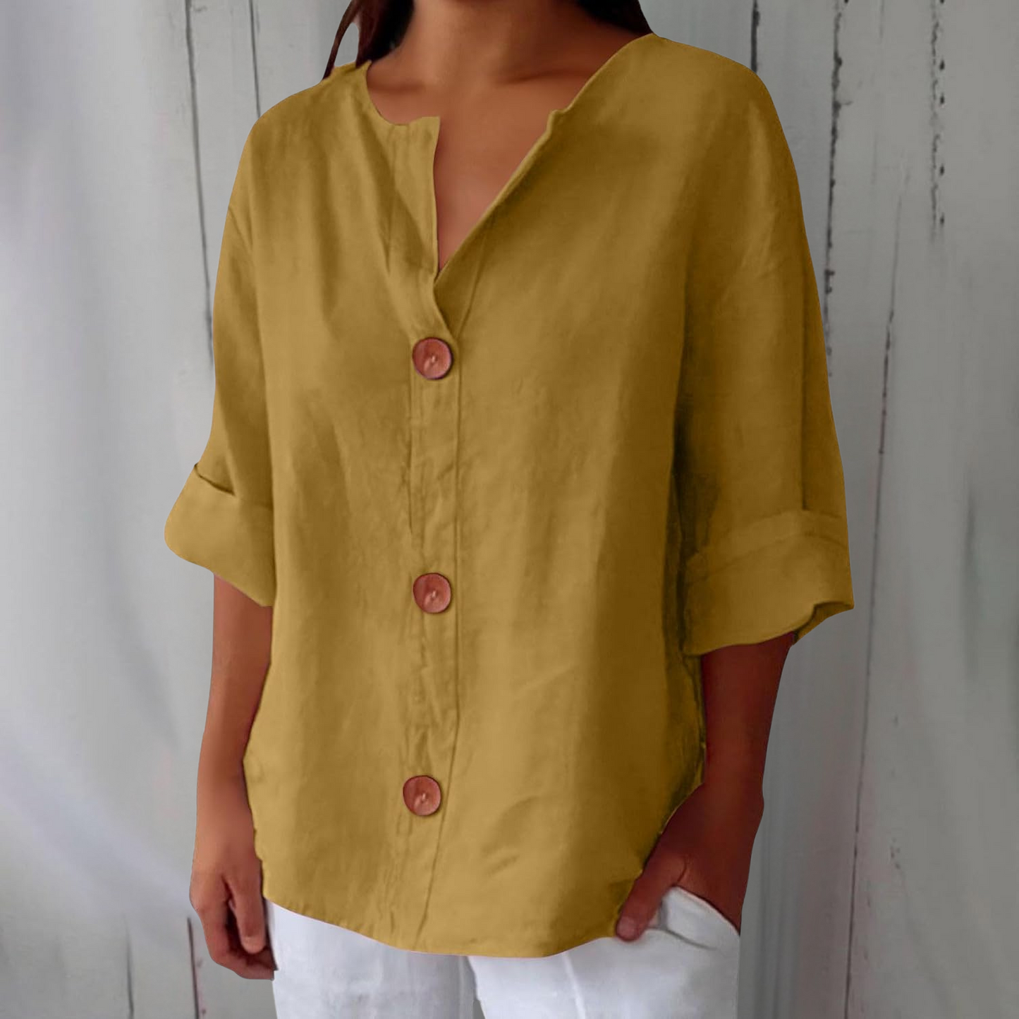 Riviera Linen Atelier Blouse