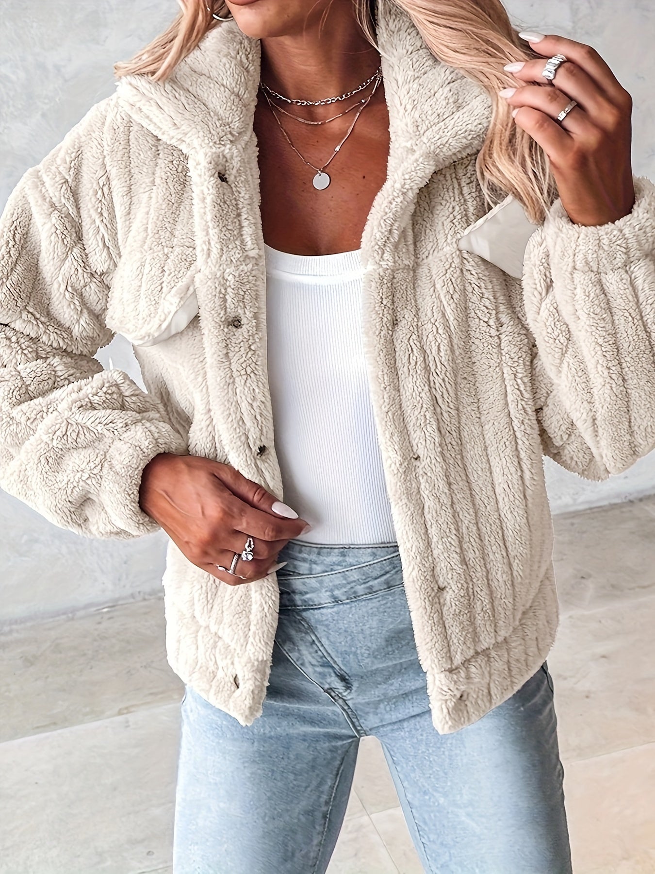 Whitney Faux Fur Shacket - Luxe, Cozy Outerwear for Everyday Style